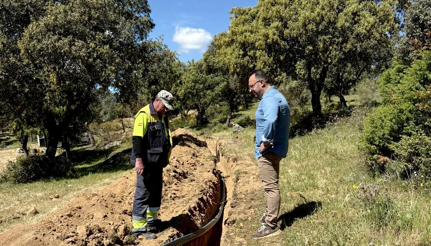 Obras de mejora de la red hidráulica de Pelahustán