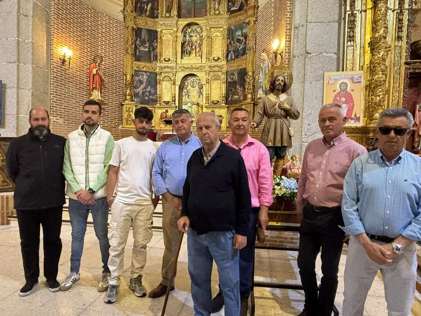 Cartel de San Isidro en El Casar de Escalona con misa, procesión y bendición de los campos