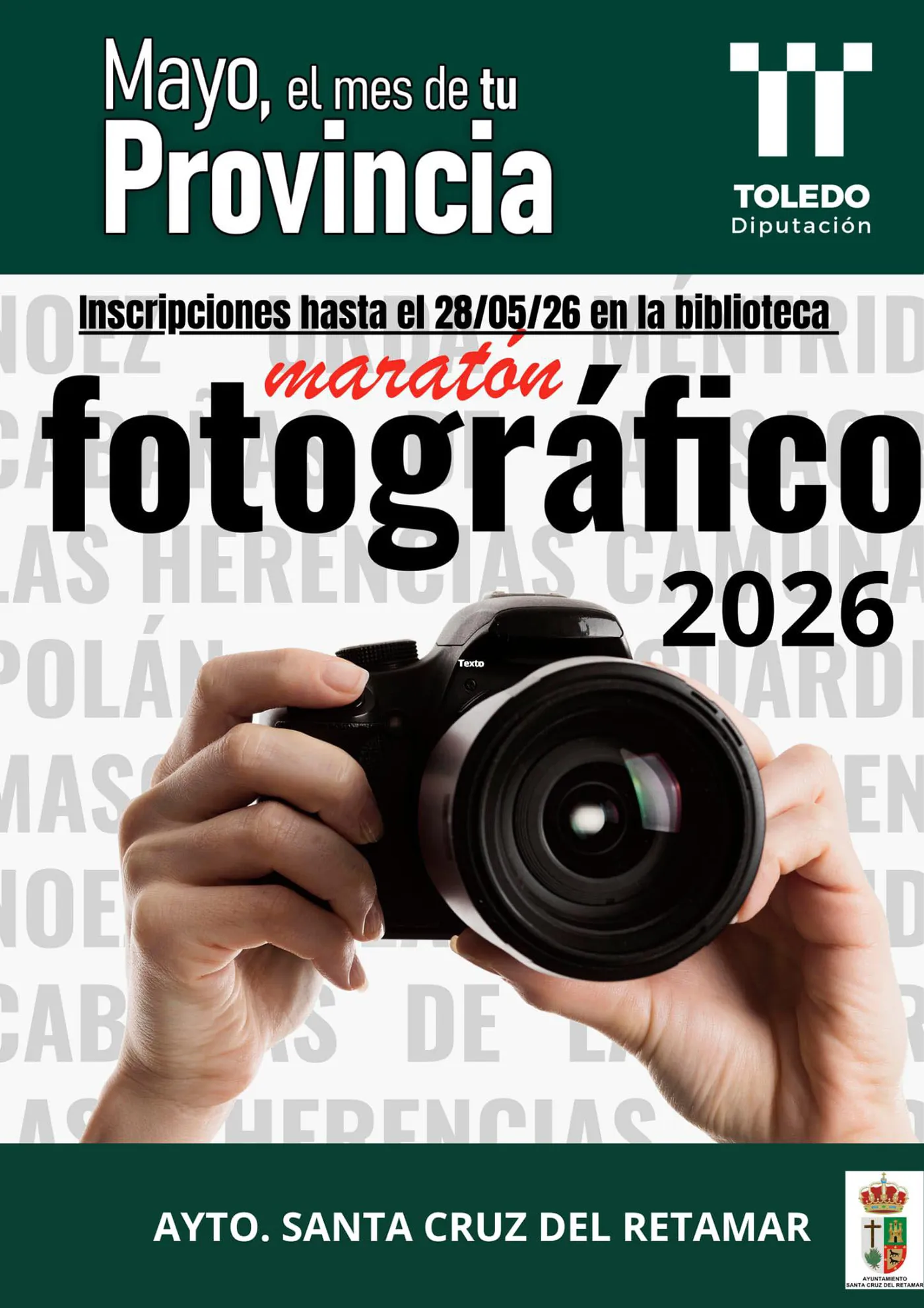 Cartel del II Maratón Fotográfico de Santa Cruz del Retamar Cartel del II Maratón Fotográfico de Santa Cruz del Retamar