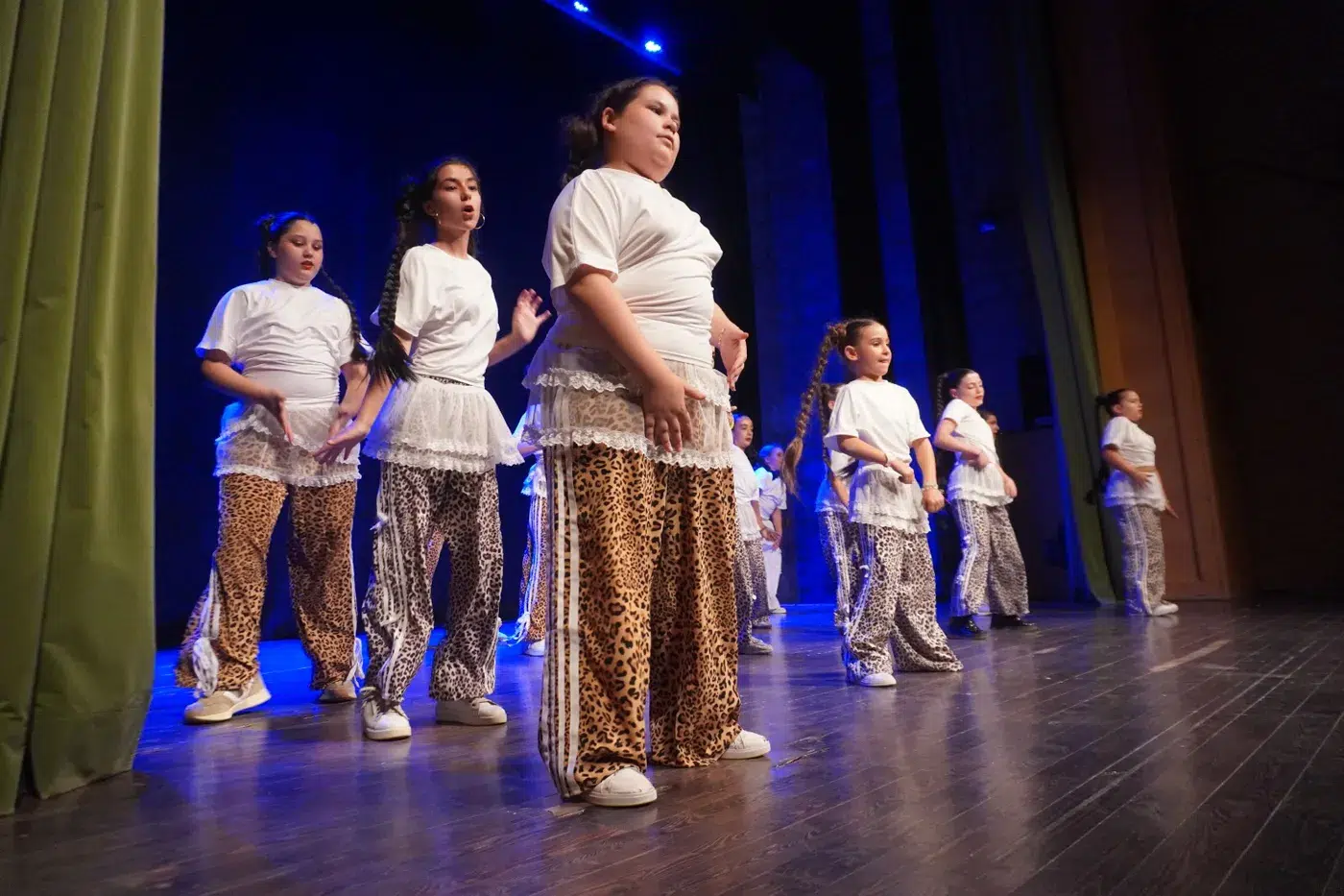 Alumnos de la Escuela Municipal de Baile Moderno y Zumba durante su actuación en el Palacio de Pedro I (9)