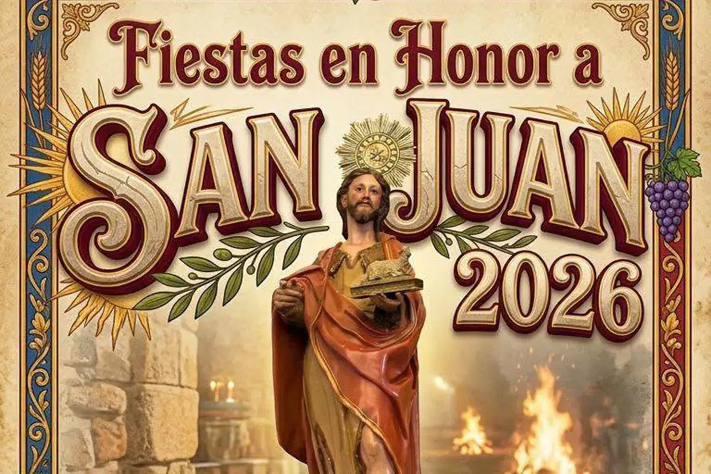 Cartel Fiesta de san Juan