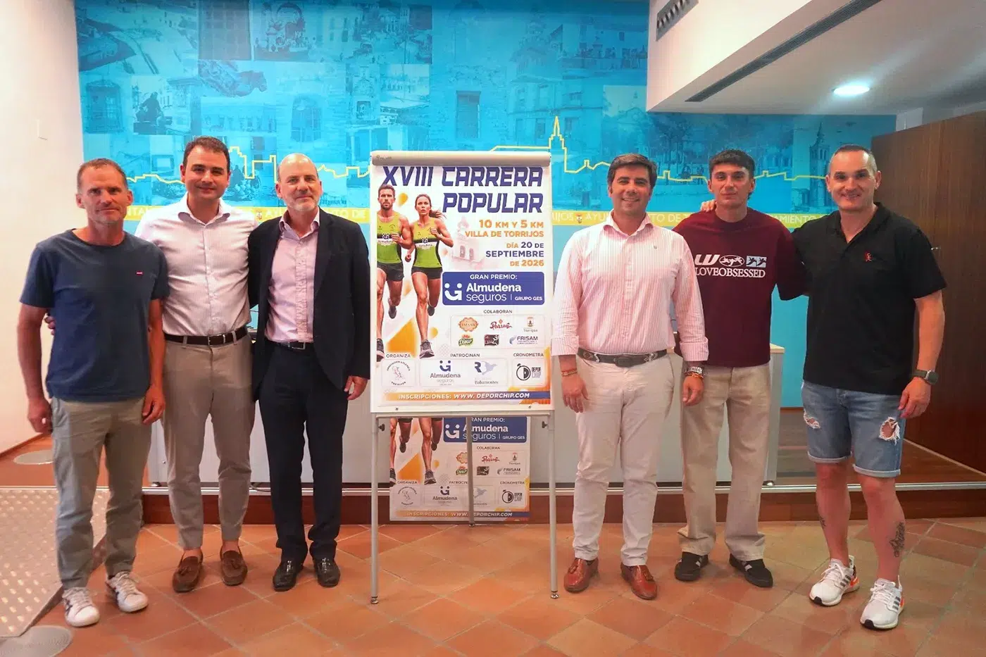 Presentación oficial de la XVIII carrera popular villa de torrijos en el Palacio de Pedro I