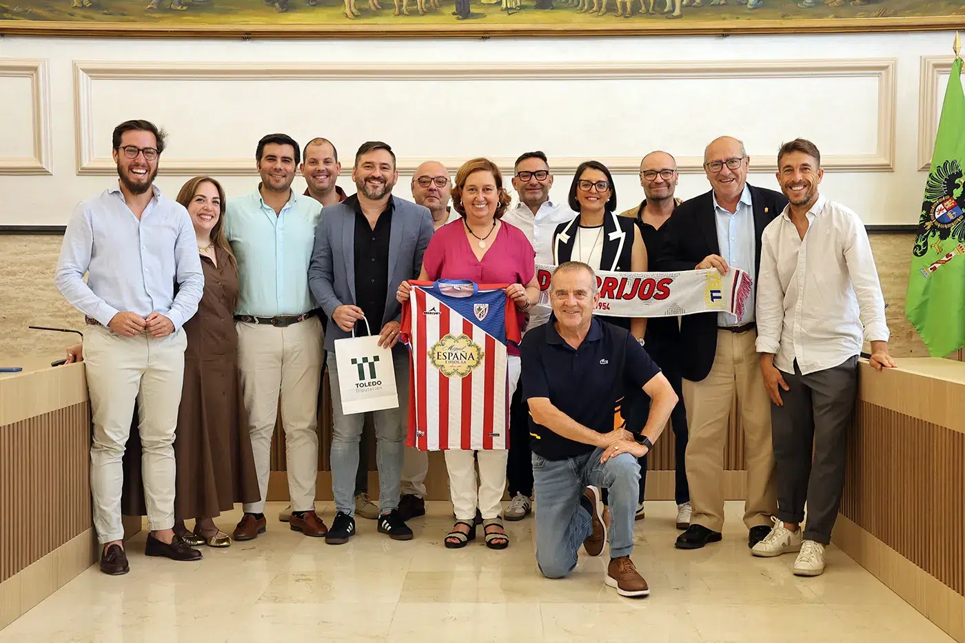 Recepción oficial a la plantilla y directiva para poner en valor la trayectoria deportiva del C.D. Torrijos