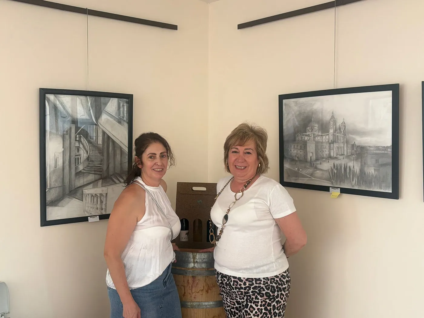 Exposición de arte de Eva Contreras Francisco en Bodegas Tavera de Camarena