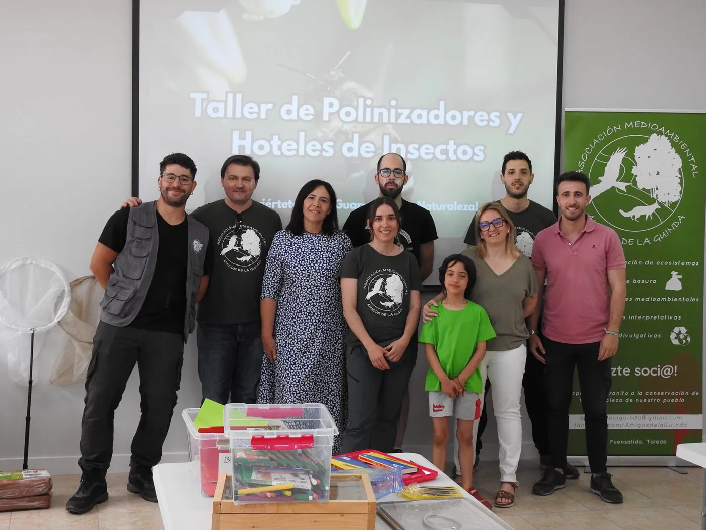 El Centro Joven de Fuensalida acogió un taller medioambiental dedicado a los polinizadores y hoteles de insectos.