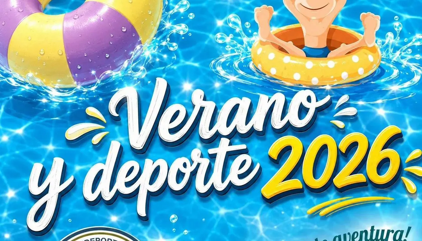 Cartel del programa Verano y Deporte 2026 organizado por el Ayuntamiento de Fuensalida