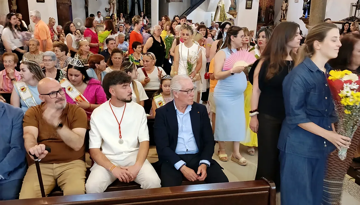 Procesión de Nuestra Señora de la Higuera durante las fiestas patronales de Hormigos