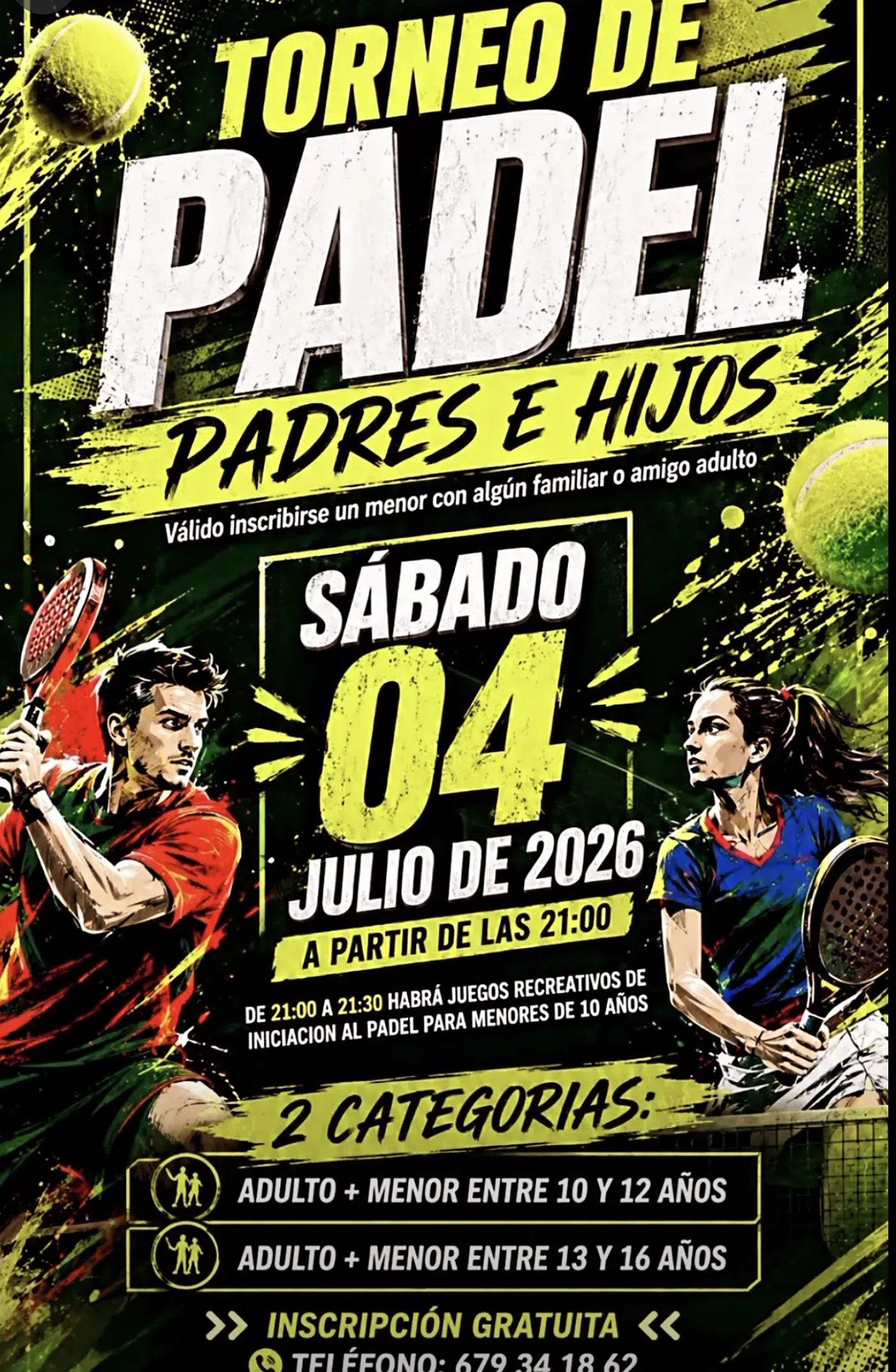 Cartel de la Noche del Deporte 2026 en Santa Cruz del Retamar con la programación deportiva