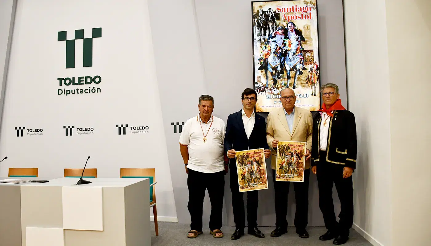 Presentación institucional de las fiestas de Santiago de El Carpio de Tajo en la Diputación provincial