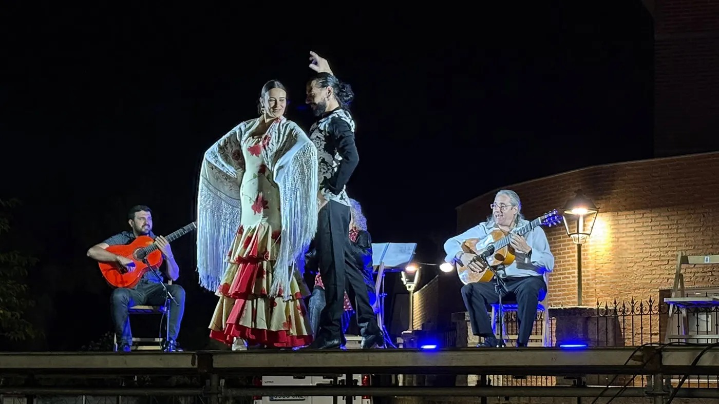 Niño de la Era y su grupo durante el homenaje a Paco de Lucía celebrado en Camarena.