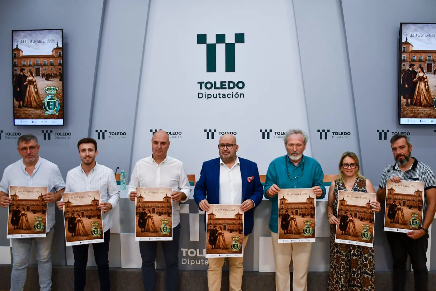 La Diputación de Toledo acogió la presentación de las V Jornadas Condales de Fuensalida, que se celebrarán del 3 al 5 de julio.