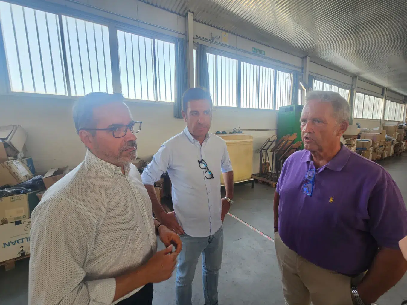 Visita institucional a EVAYSER en Huecas