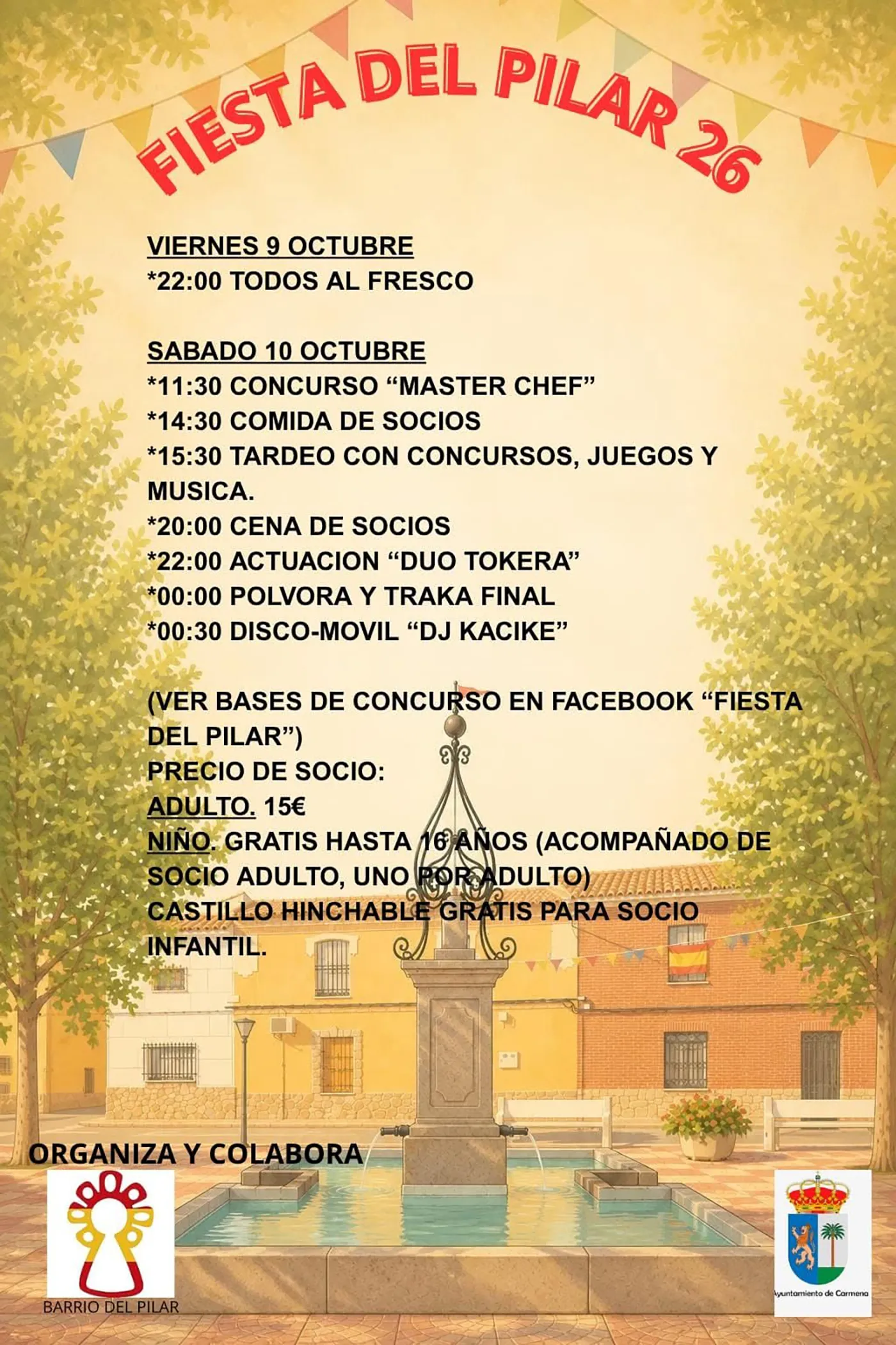 carmena fiestas pilar carmena fiestas pilar