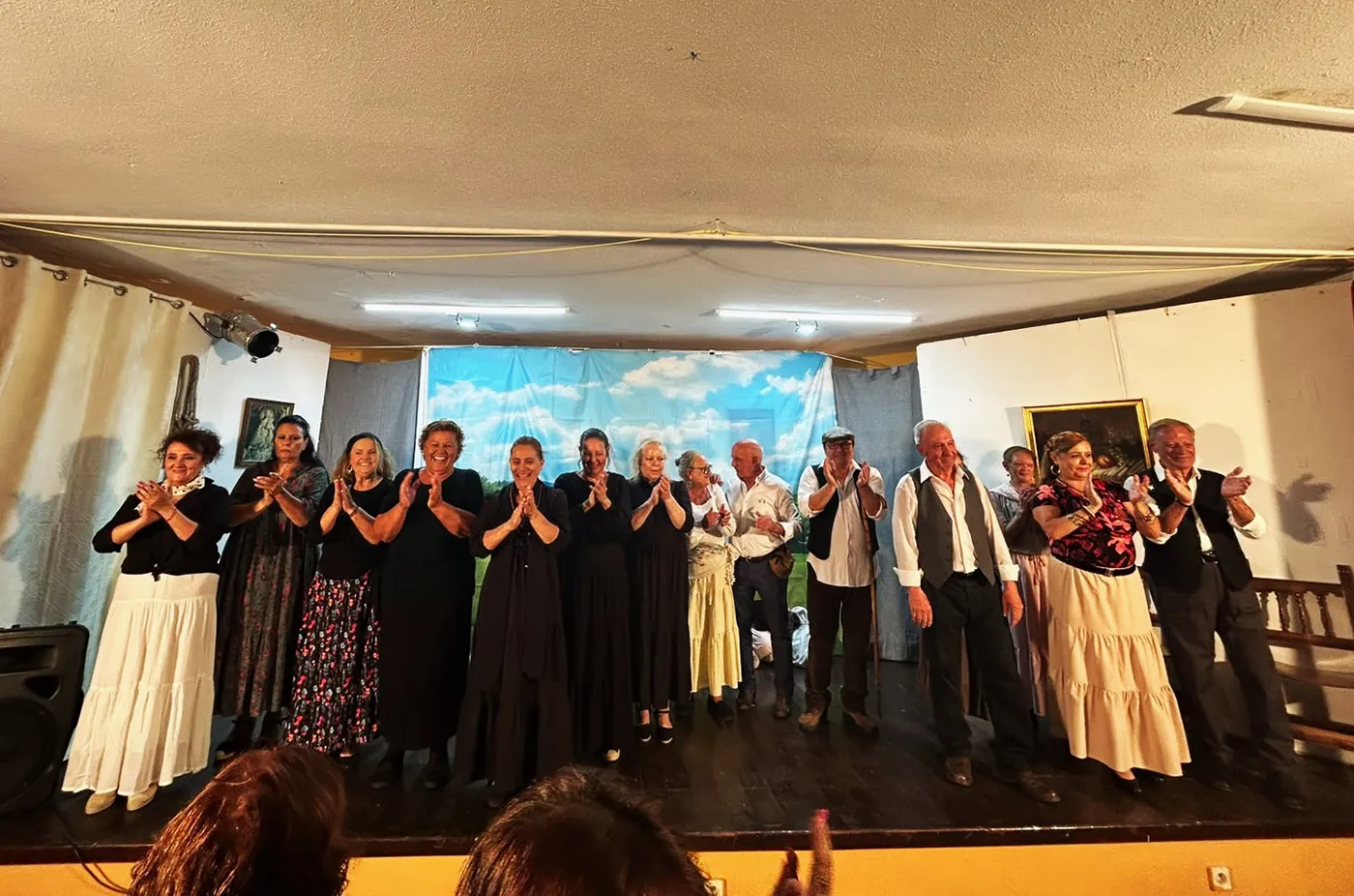 Representación de ‘Yerma’ de la Agrupación Teatral La Picota durante la Semana del Teatro de Maqueda