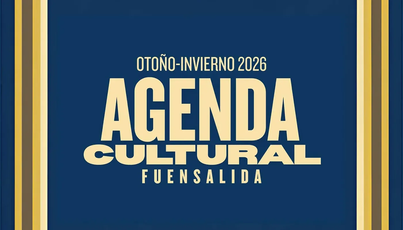 Cartel de la Agenda Cultural de Otoño-Invierno 2026 de Fuensalida, con actividades hasta enero de 2027.