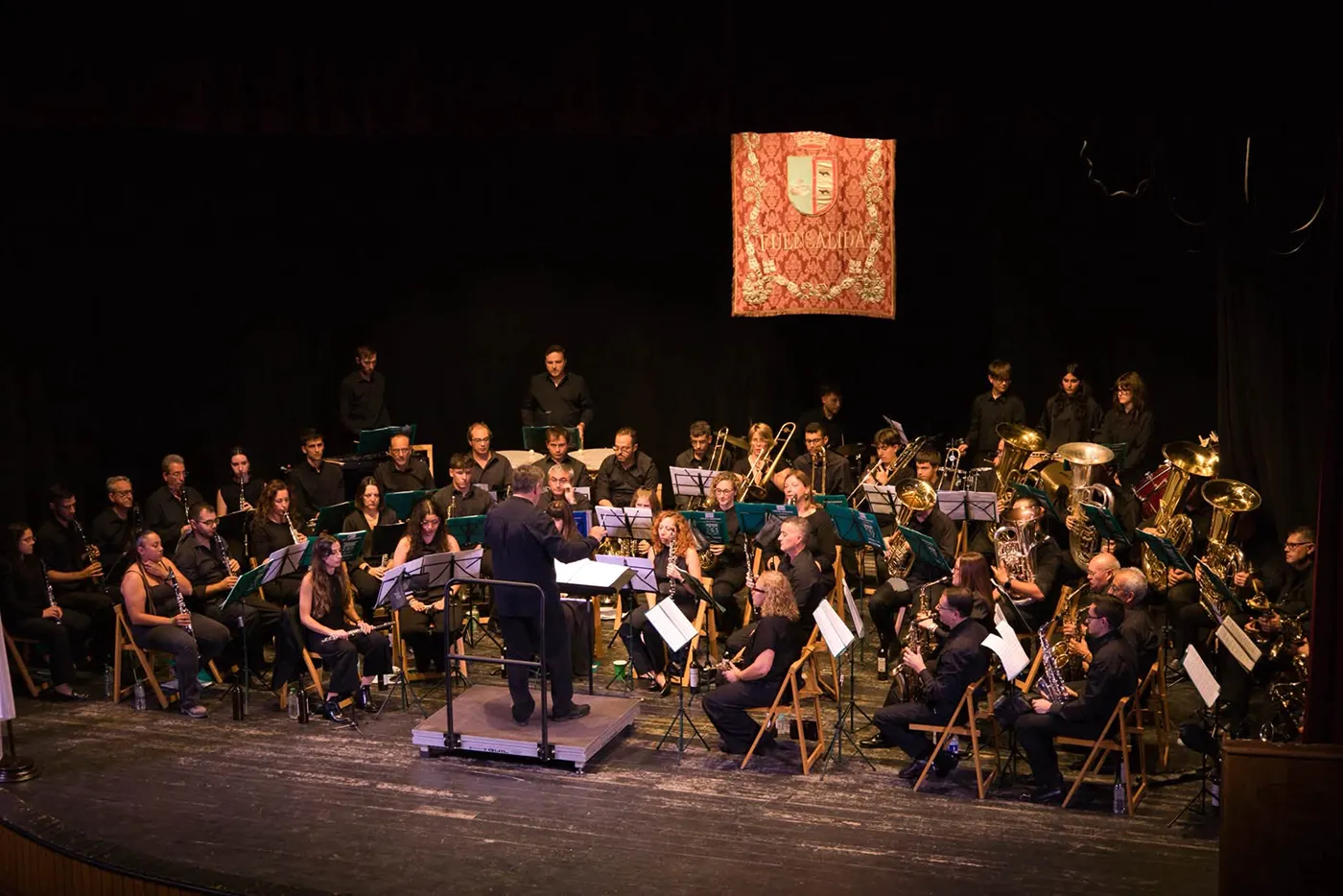 concierto del 40 aniversario de la Unión Musical de Fuensalida, celebrado el 10 de octubre en la Casa de Cultura.