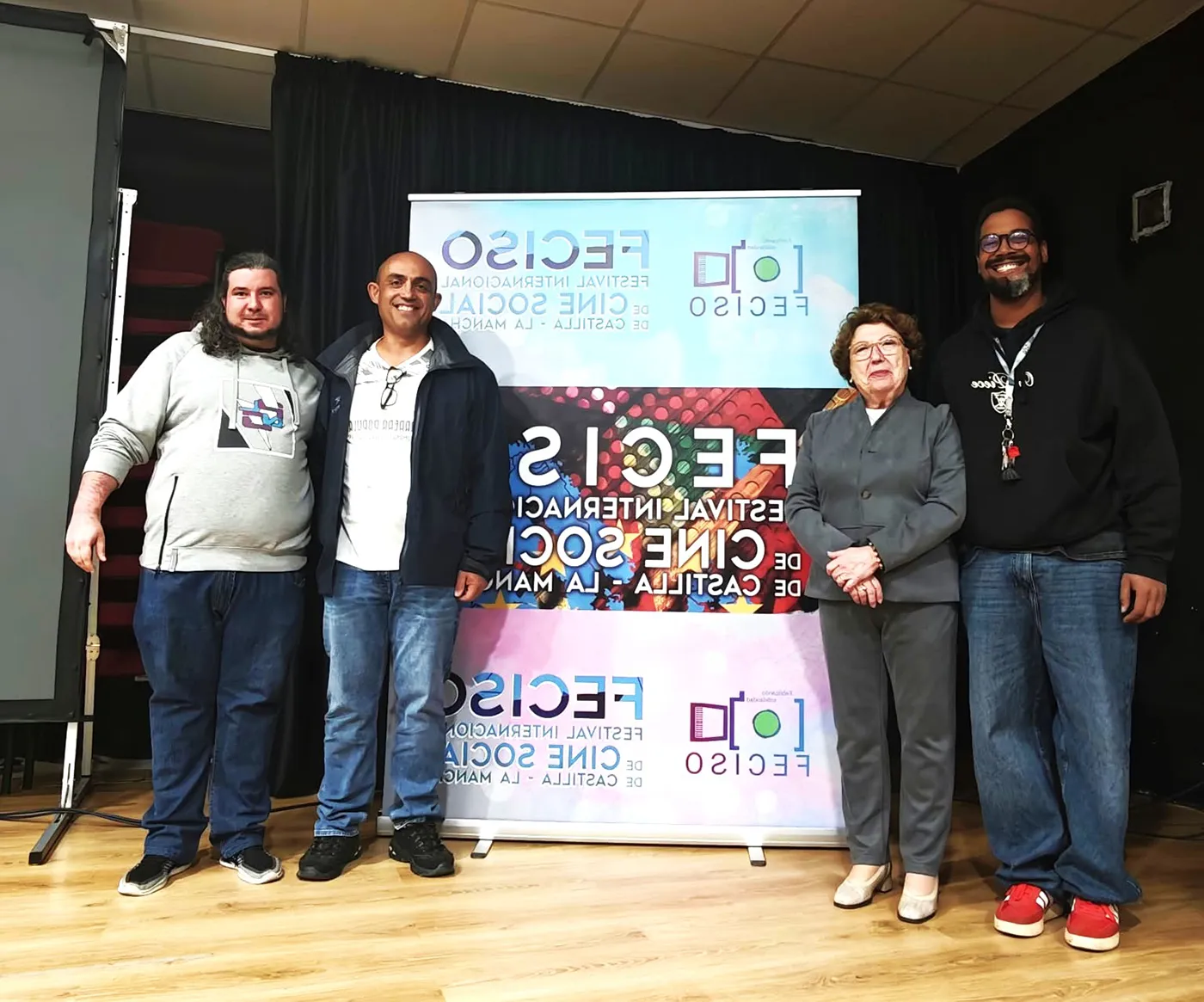 Celebración del XXIII Festival Internacional de Cine Social de Castilla-La Mancha en la Casa de la Cultura de Rielves.