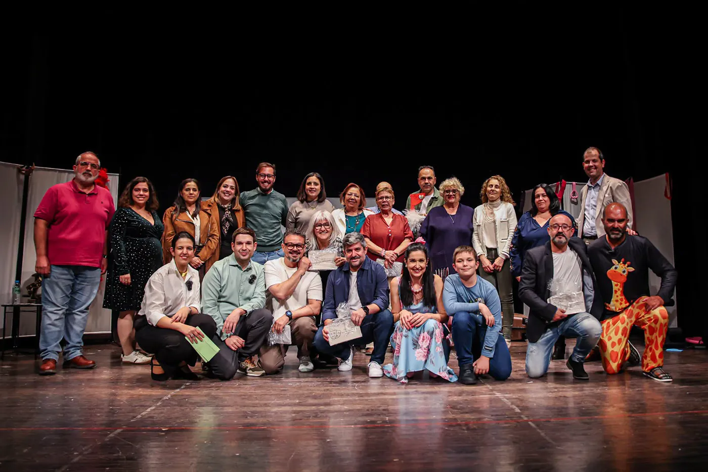 Gala de entrega de premios del XI Certamen de Teatro Aficionado Villa de Torrijos celebrada en el auditorio del Palacio de Pedro I.