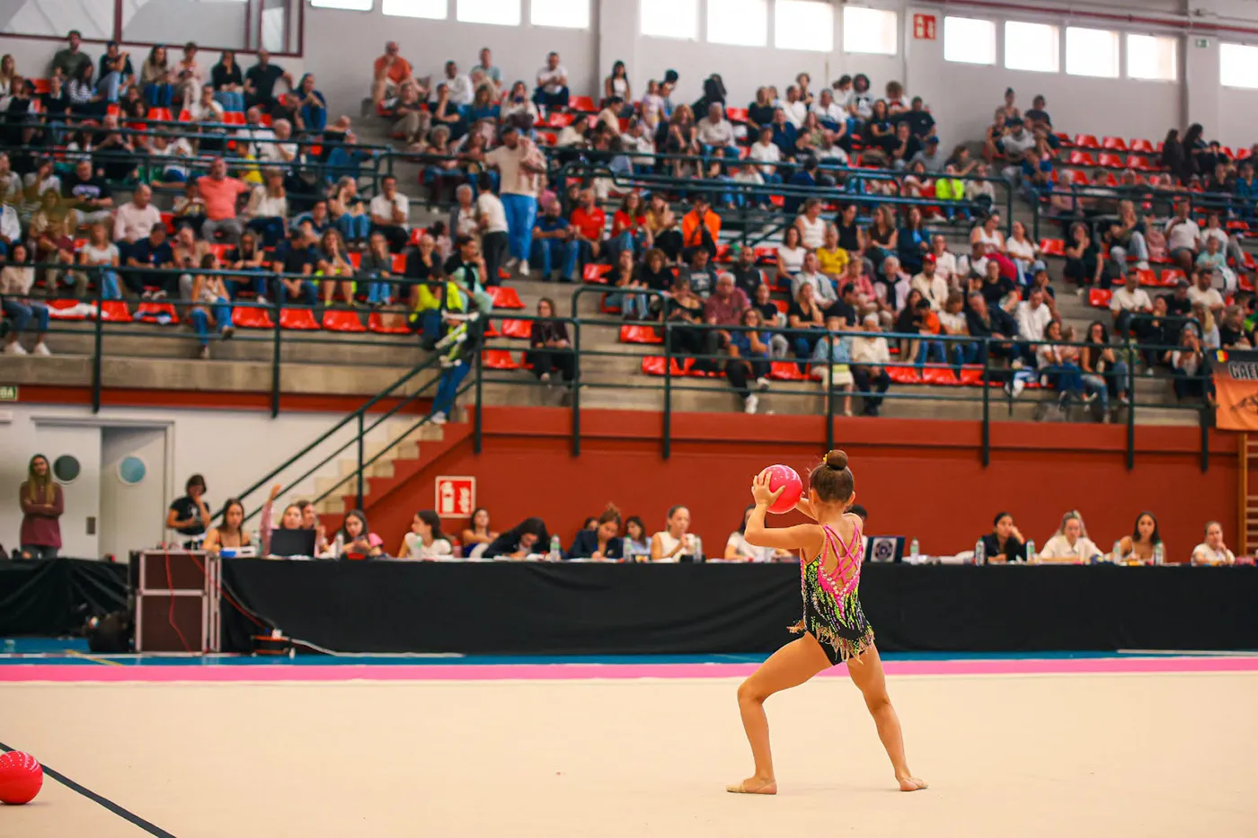 Gimnastas participantes en la III Copa de Otoño celebrada en Torrijos.